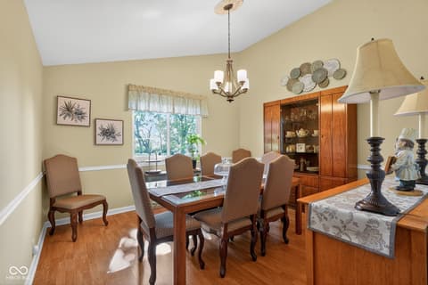 Dining room at 1125 John-Bart Road, Lebanon, IN