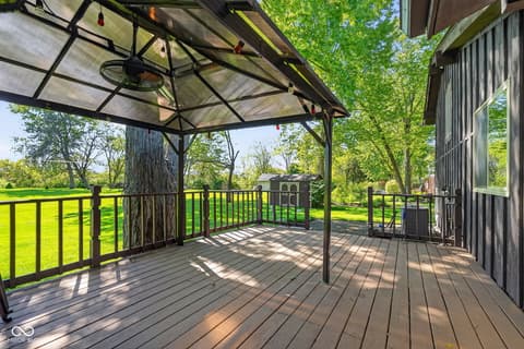 Outdoor living area at 1125 John-Bart Road, Lebanon, IN