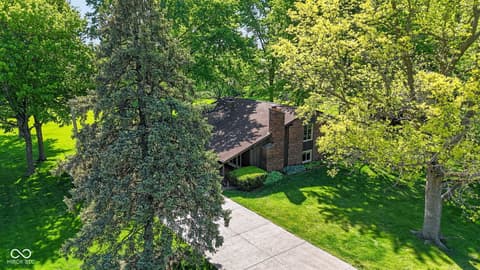 Aerial view at 1125 John-Bart Road, Lebanon, IN