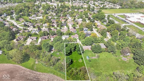Aerial view at 1125 John-Bart Road, Lebanon, IN