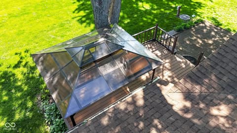 Aerial view at 1125 John-Bart Road, Lebanon, IN