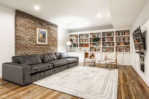 Living room at 4673 S 975 E, Zionsville, IN