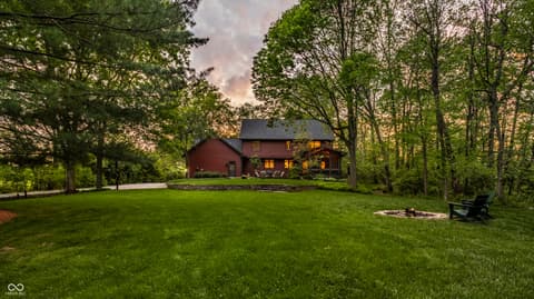 Backyard at 4673 S 975 E, Zionsville, IN
