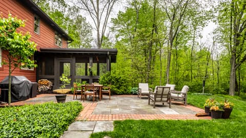 Outdoor living area at 4673 S 975 E, Zionsville, IN