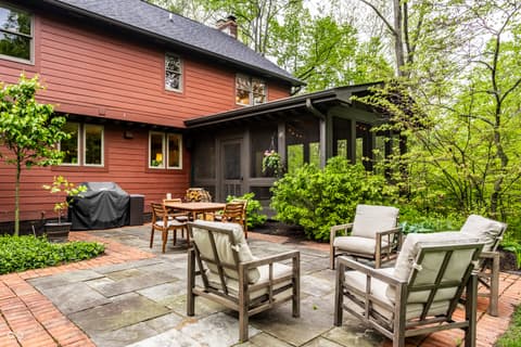 Outdoor living area at 4673 S 975 E, Zionsville, IN