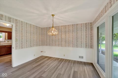 Dining room at 5125 Thornleigh Drive, Indianapolis, IN