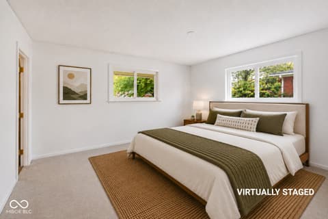 Primary bedroom at 5125 Thornleigh Drive, Indianapolis, IN