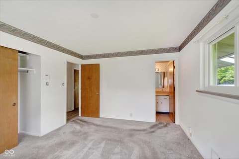 Primary bedroom at 5125 Thornleigh Drive, Indianapolis, IN