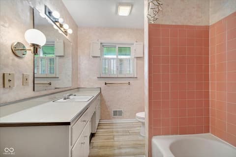 Bathroom at 5125 Thornleigh Drive, Indianapolis, IN