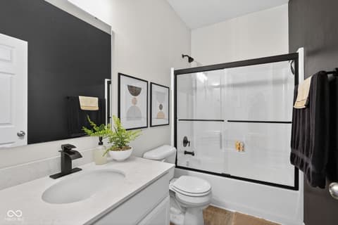 Bathroom at 6551 Homestead Drive, Whitestown, IN
