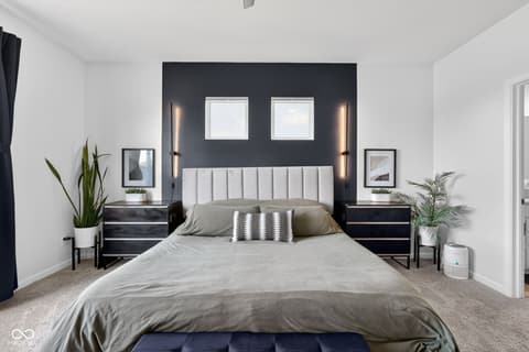 Bedroom at 6551 Homestead Drive, Whitestown, IN