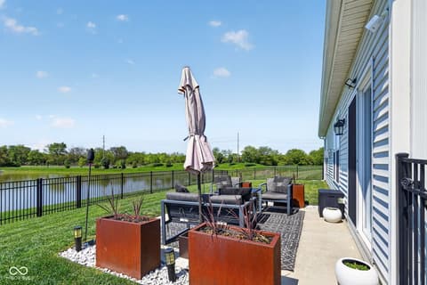 Backyard at 6551 Homestead Drive, Whitestown, IN