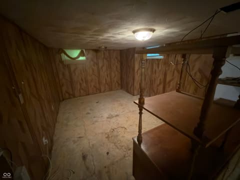 Basement at 3728 N Dequincy Street, Indianapolis, IN
