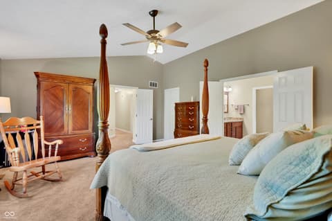 Primary bedroom at 13077 Lansdowne Drive, Fishers, IN