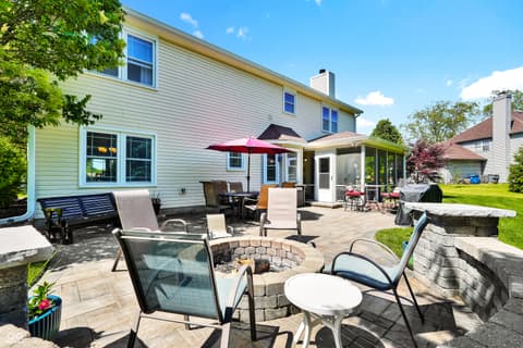 Backyard at 13077 Lansdowne Drive, Fishers, IN