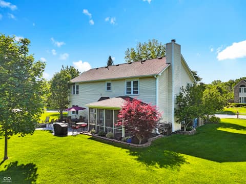 Backyard at 13077 Lansdowne Drive, Fishers, IN