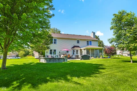 Backyard at 13077 Lansdowne Drive, Fishers, IN