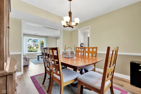 Dining room at 13077 Lansdowne Drive, Fishers, IN