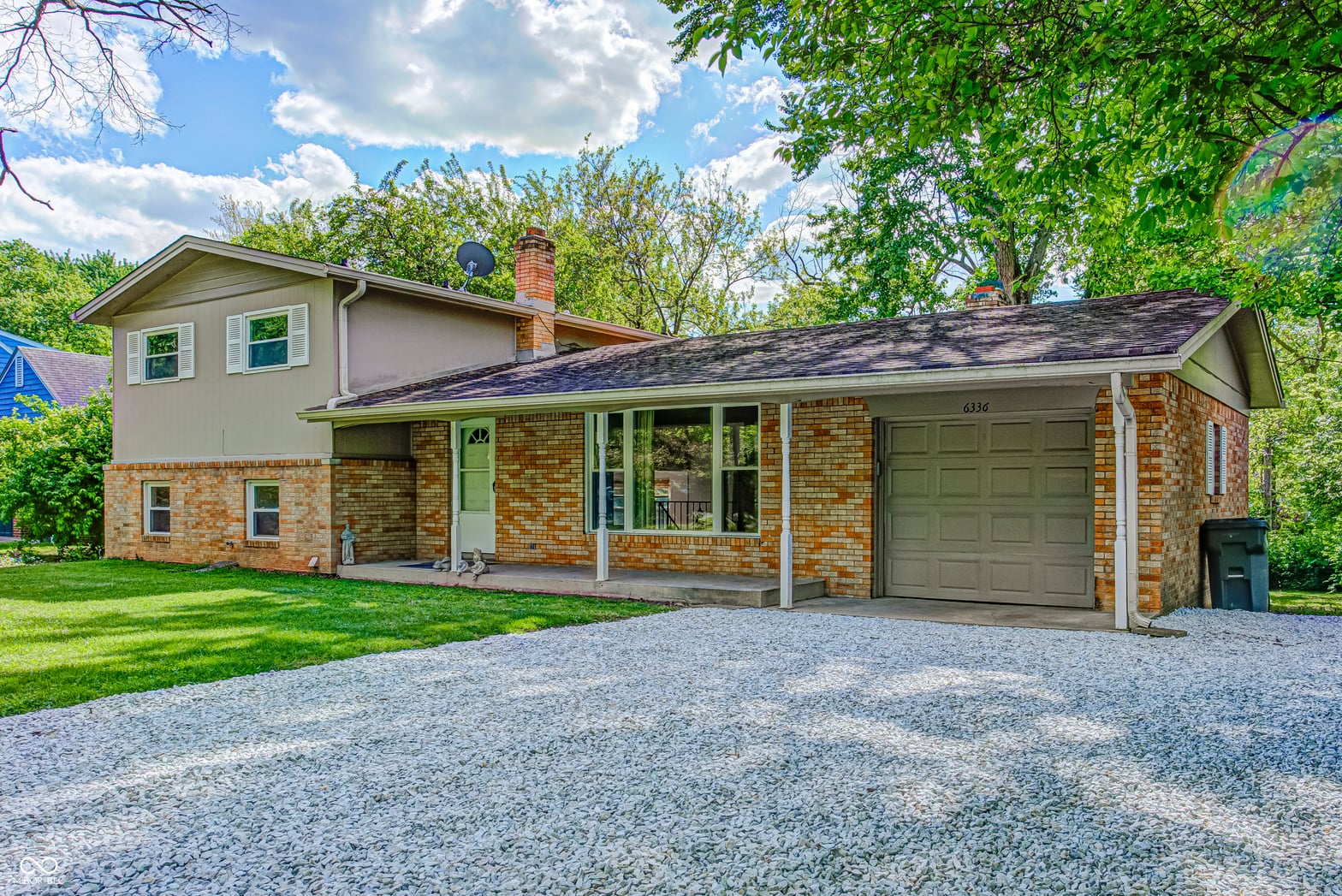 Front exterior at 6336 N Rural Street, Indianapolis, IN