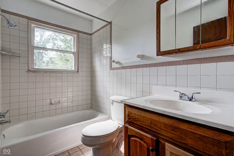Bathroom at 6336 N Rural Street, Indianapolis, IN
