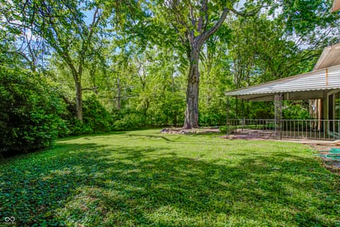 Yard at 6336 N Rural Street, Indianapolis, IN