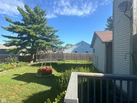 Yard at 608 Morningside Drive, Whiteland, IN