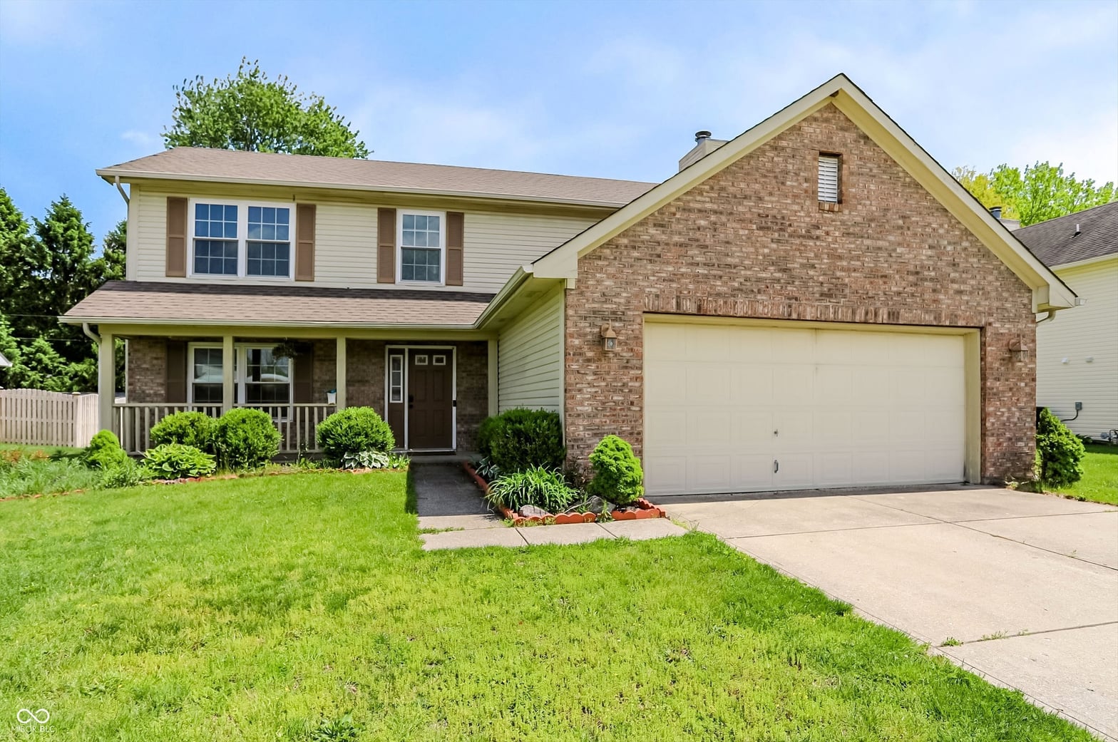 Front exterior at 6031 Candlewick Drive, Indianapolis, IN