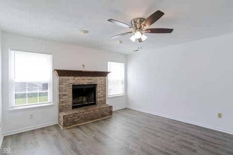 Living room at 6031 Candlewick Drive, Indianapolis, IN