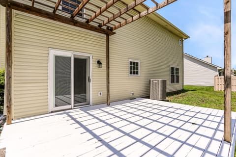 Outdoor living area at 6031 Candlewick Drive, Indianapolis, IN
