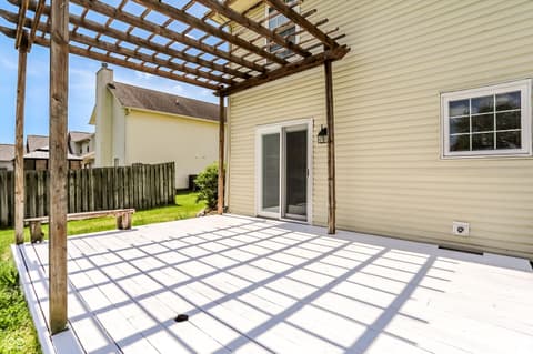 Outdoor living area at 6031 Candlewick Drive, Indianapolis, IN