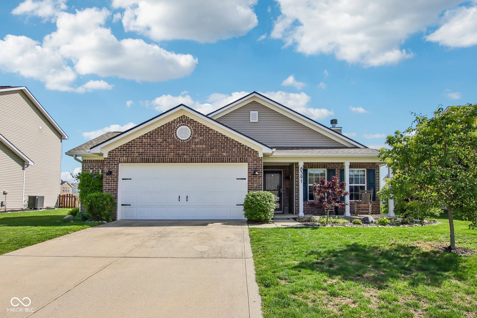 Front exterior at 8391 Chelone Drive, Plainfield, IN
