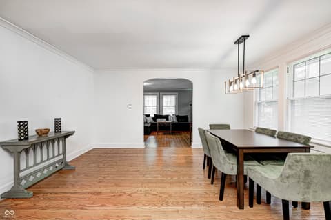 Dining room at 5144 N College Avenue, Indianapolis, IN
