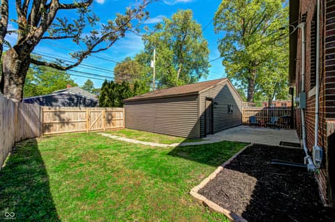 Yard at 5144 N College Avenue, Indianapolis, IN