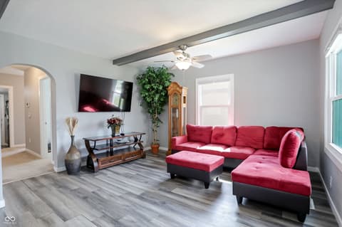 Living room at 1509 Comer Avenue, Indianapolis, IN
