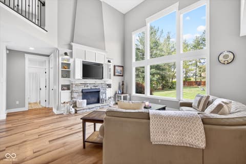 Living room at 3511 E Bryn Mawr Drive, Bloomington, IN