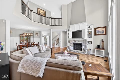 Living room at 3511 E Bryn Mawr Drive, Bloomington, IN