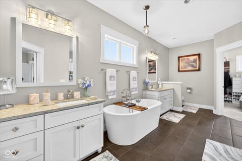 Bathroom at 3511 E Bryn Mawr Drive, Bloomington, IN