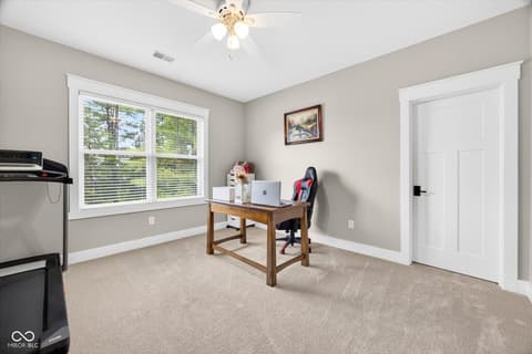 Home office at 3511 E Bryn Mawr Drive, Bloomington, IN