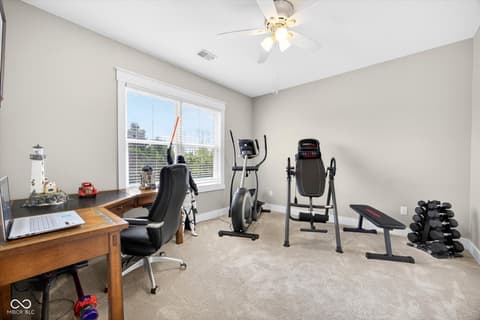 Home office at 3511 E Bryn Mawr Drive, Bloomington, IN