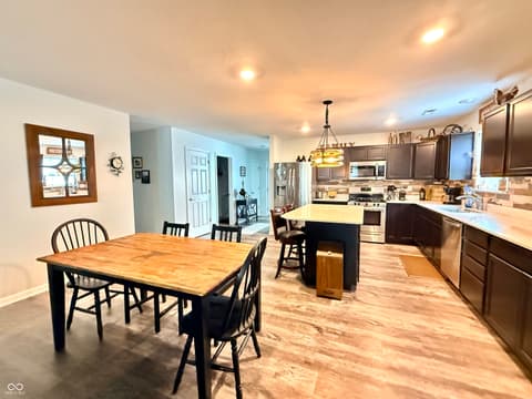 Dining room at 789 Jefferson Park Drive, Pittsboro, IN