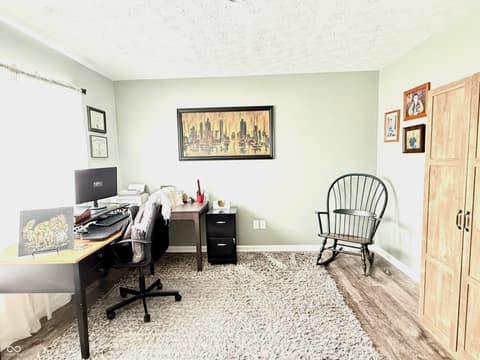 Home office at 789 Jefferson Park Drive, Pittsboro, IN