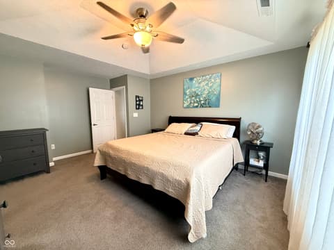 Bedroom at 789 Jefferson Park Drive, Pittsboro, IN