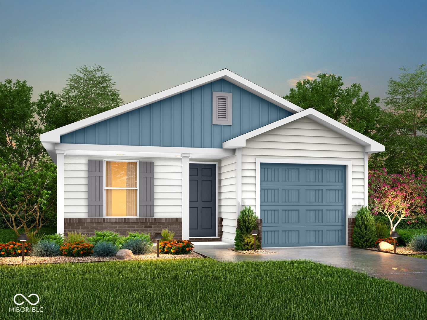 Front exterior at 2541 Walker Place, Indianapolis, IN