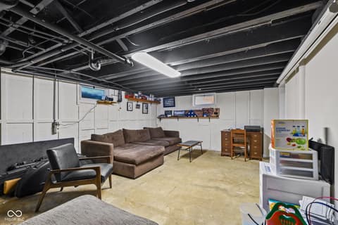 Basement at 421 Brewer Drive, Greenwood, IN