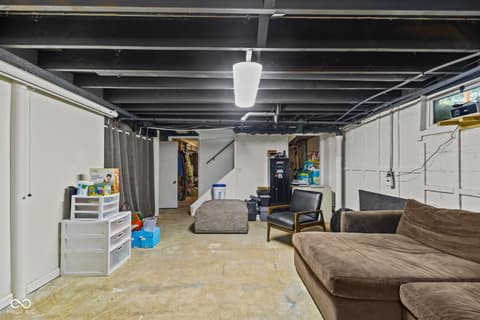 Basement at 421 Brewer Drive, Greenwood, IN