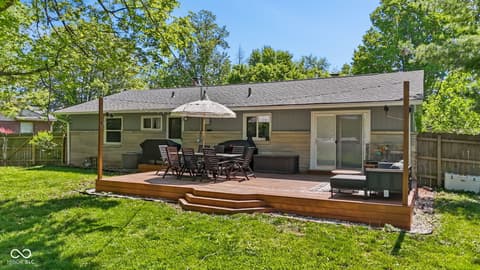 Backyard at 421 Brewer Drive, Greenwood, IN