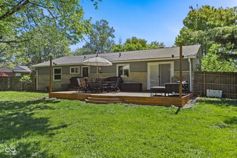 Backyard at 421 Brewer Drive, Greenwood, IN