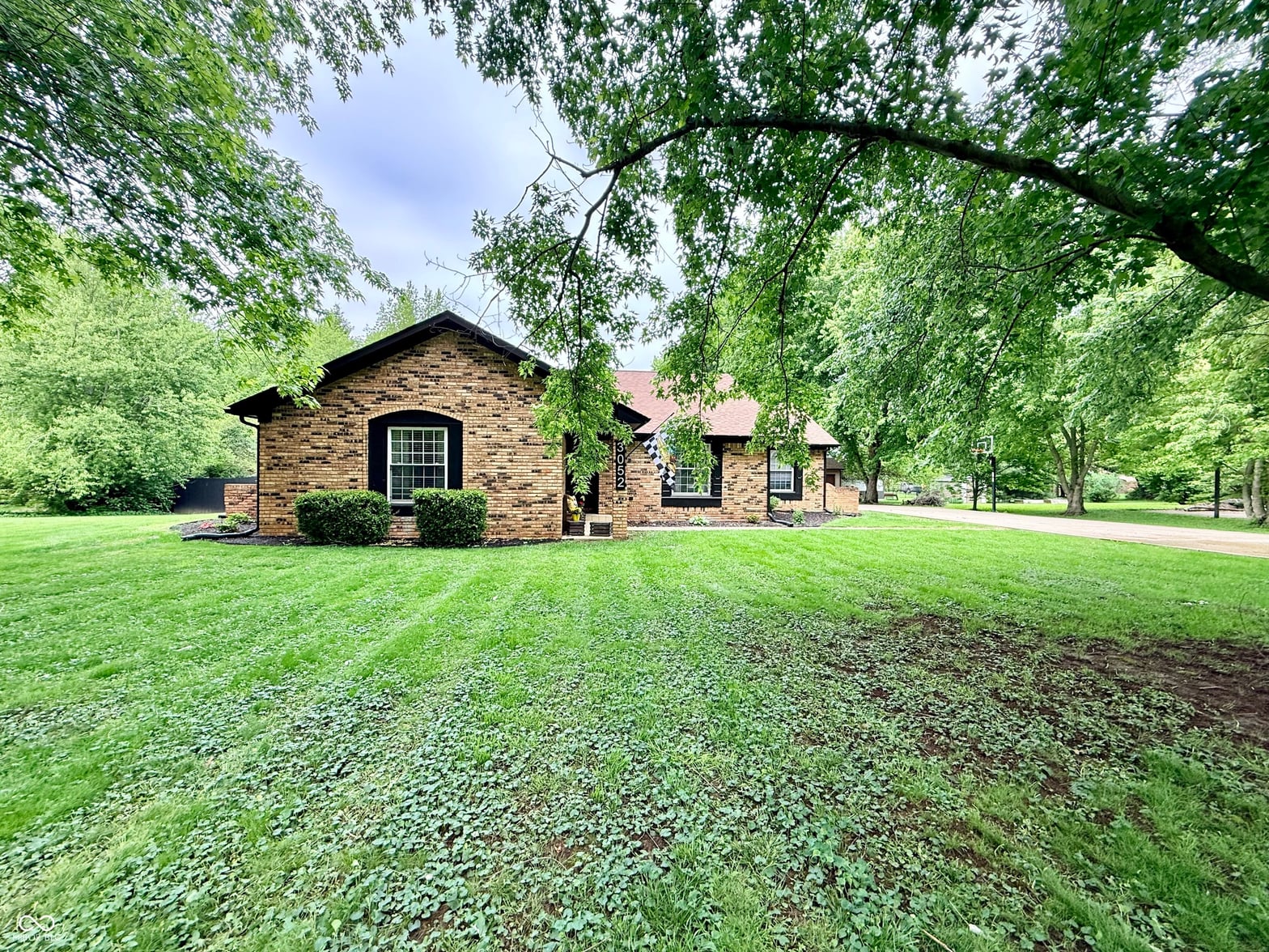 Front exterior at 3052 W Burning Tree Road, Crawfordsville, IN
