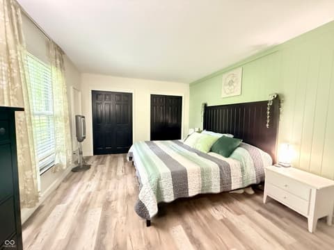 Primary bedroom at 3052 W Burning Tree Road, Crawfordsville, IN