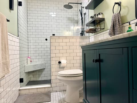 Primary bathroom at 3052 W Burning Tree Road, Crawfordsville, IN